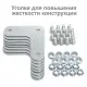 Стеллаж металлический  "ГРАФИТ MS KD-195/60-6", лофт, 1950х1000х600 мм, 6 полок, 291274, S240BR246693. Фото товара с разных ракурсов.